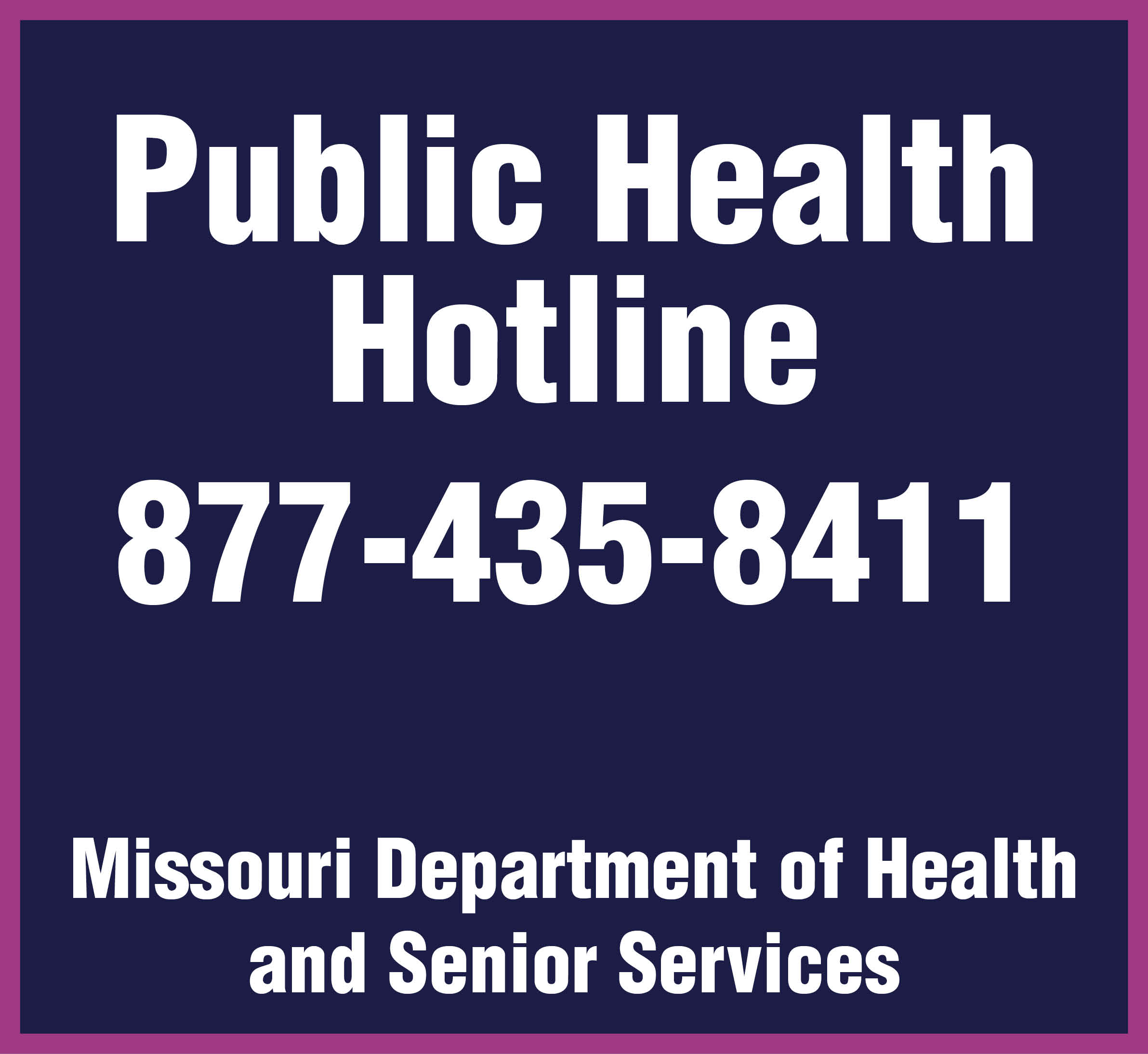 Public Health Hotline