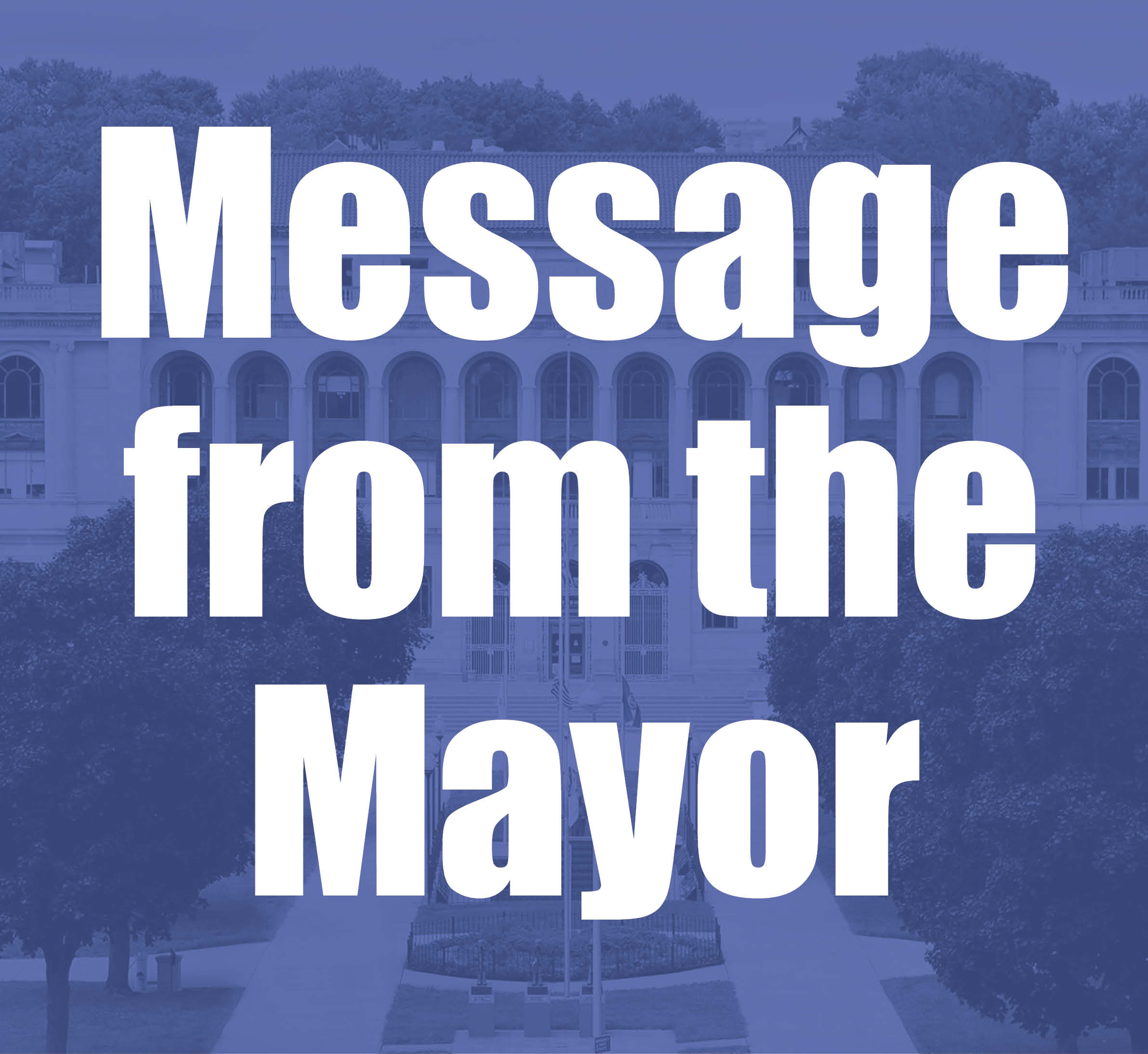 Message from Mayor