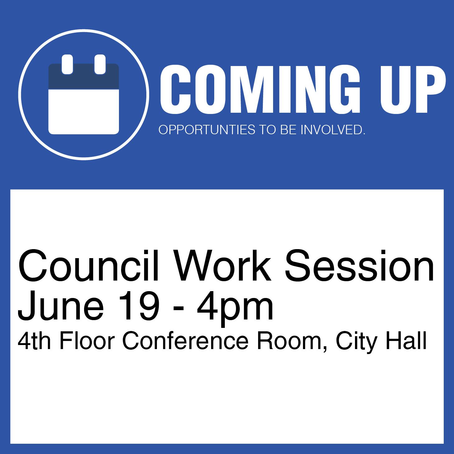 Work Session June 19, 2019