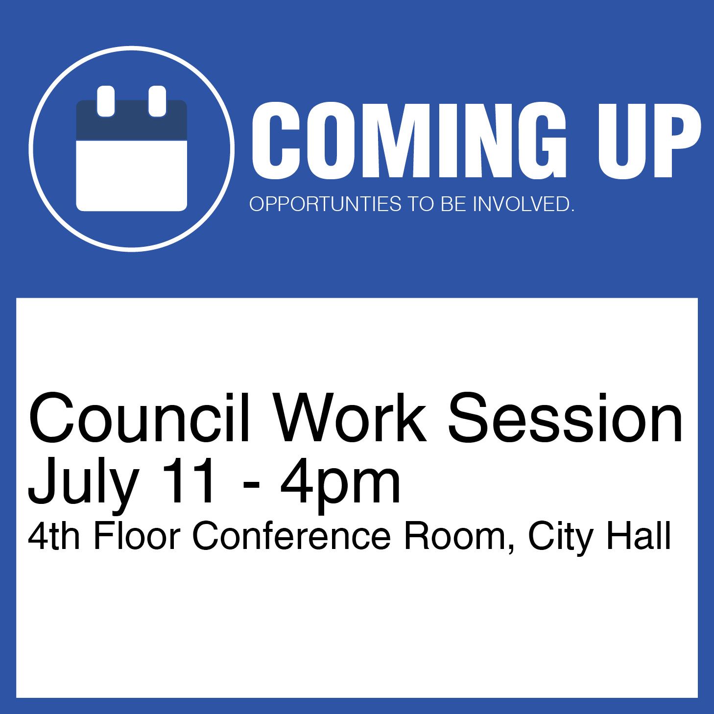 Work Session July 11